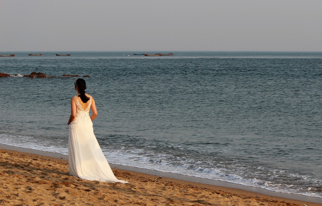 海辺のウェディング