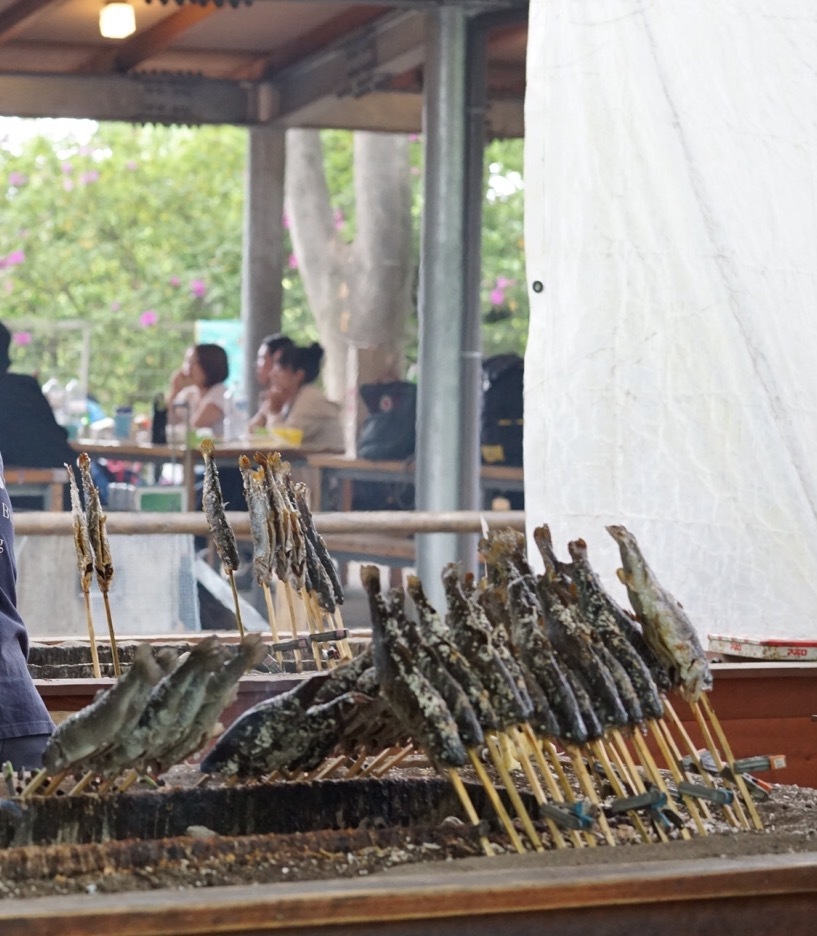 釣った魚をその場で