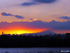 今日の夕景