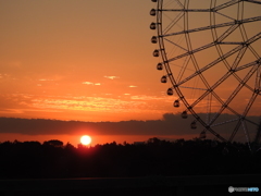 今日の夕景