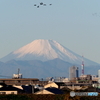 今朝の富士山