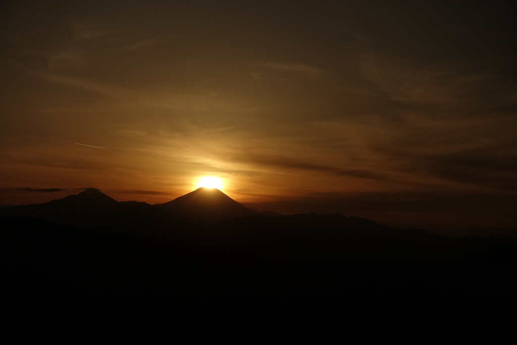 高尾山ダイヤモンド富士　2025