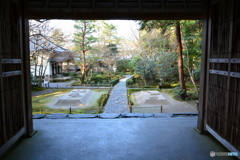 山門から白砂壇