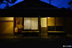 瓢亭　夜景