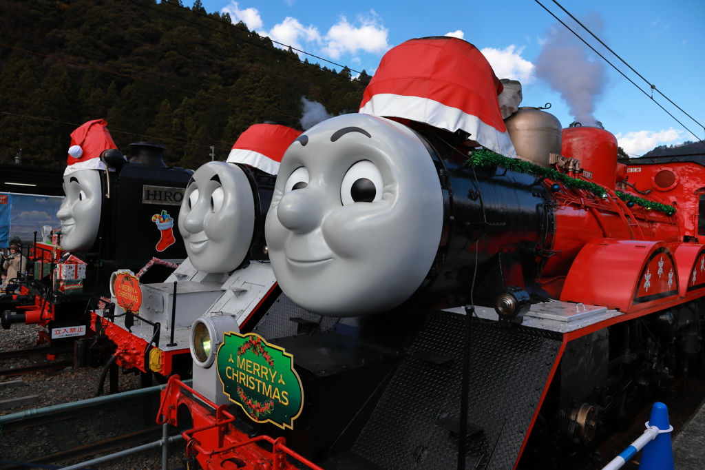 トーマス&ジェームス&ヒロ