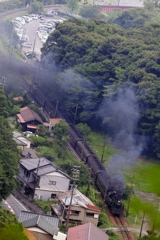 笹間渡駅通過のC11190