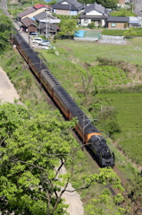C11227が青部駅通過
