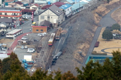 C5644の家山駅発車