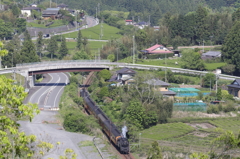 C11227が青部駅へ