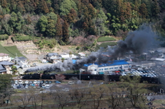 C11190とC5644の重連が笹間渡コッデージin