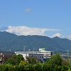 初秋の雲とお山