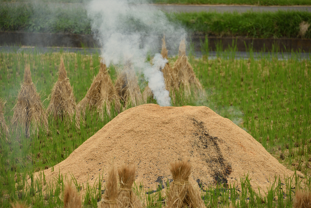 籾殻山の噴火