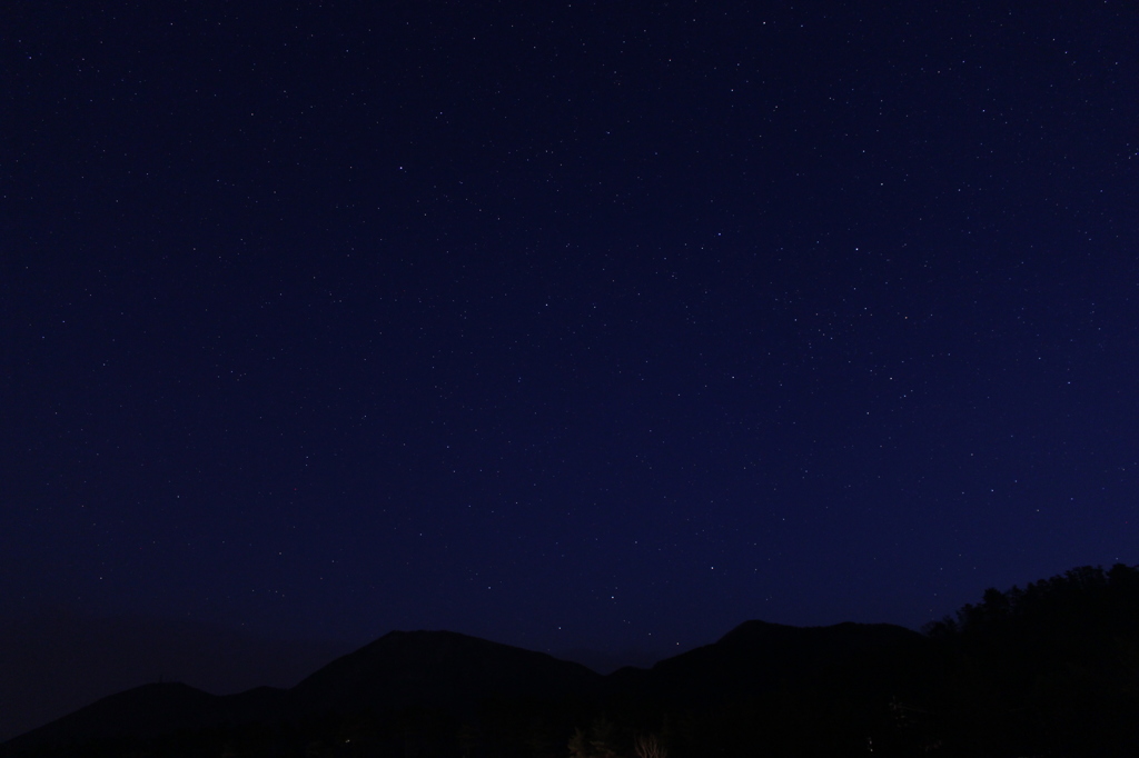 初めての星空