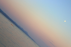 早朝の宍道湖