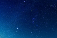 オリオンと冬の大三角