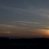 夕暮れ（彩雲付き）