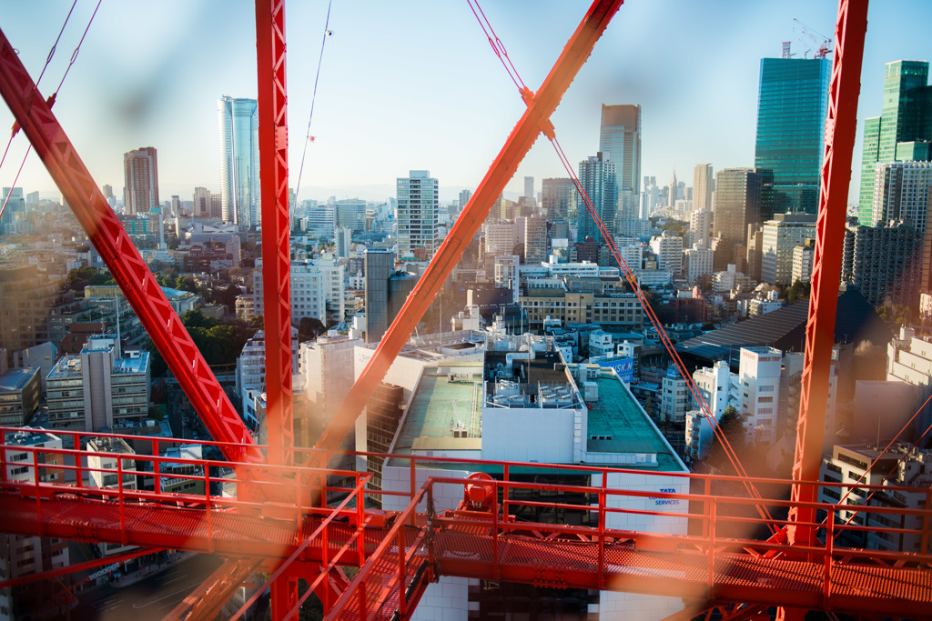東京タワーにて
