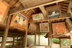 粒坐天照神社 絵馬殿