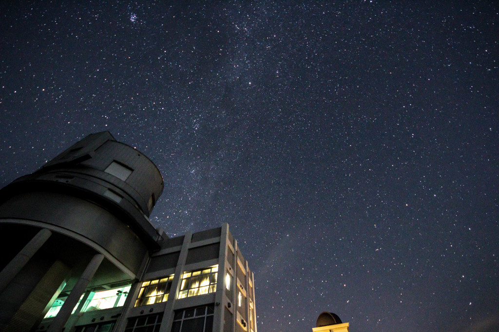 天文台と星空②