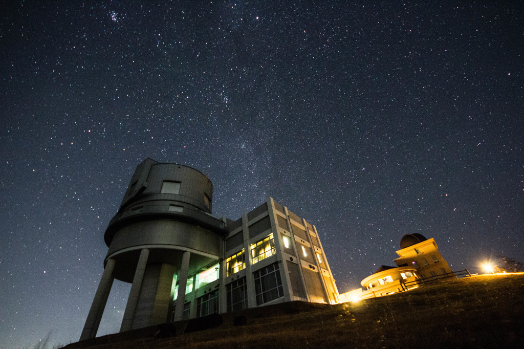 天文台と星空③