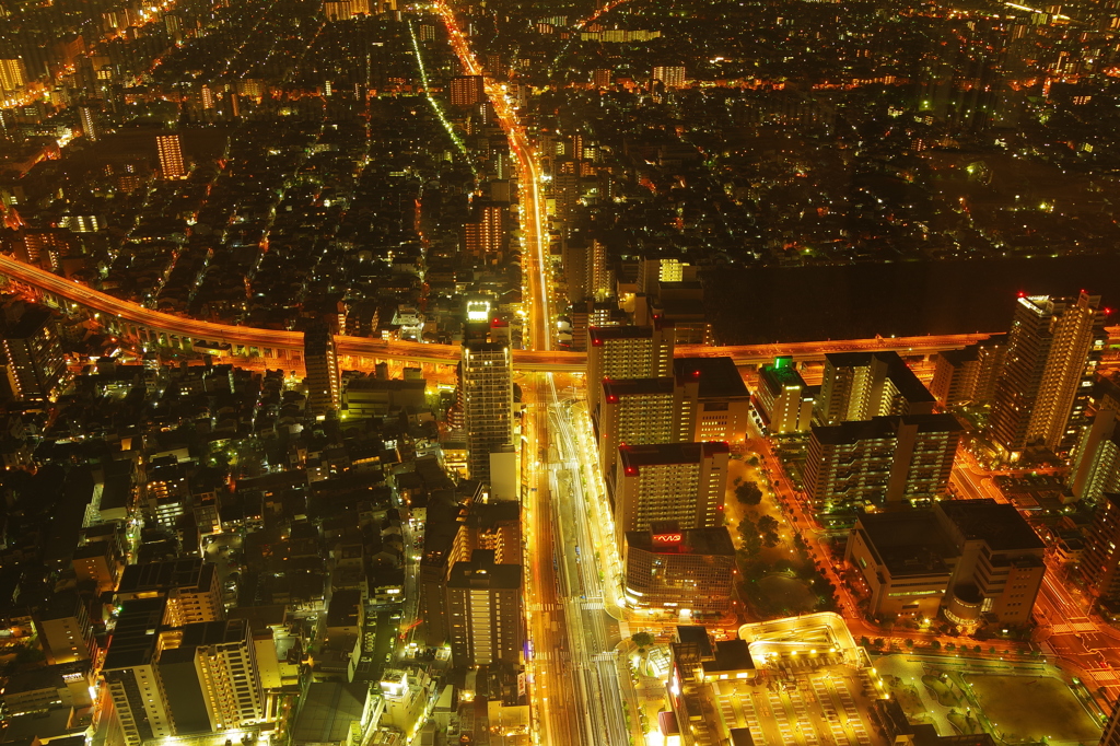 あべのハルカスからの景色 南西