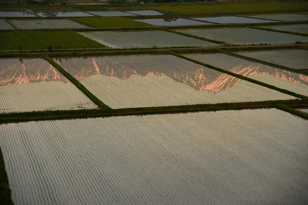安曇野田園風景