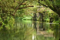 水車小屋のある風景