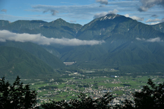 鷹狩山展望台より