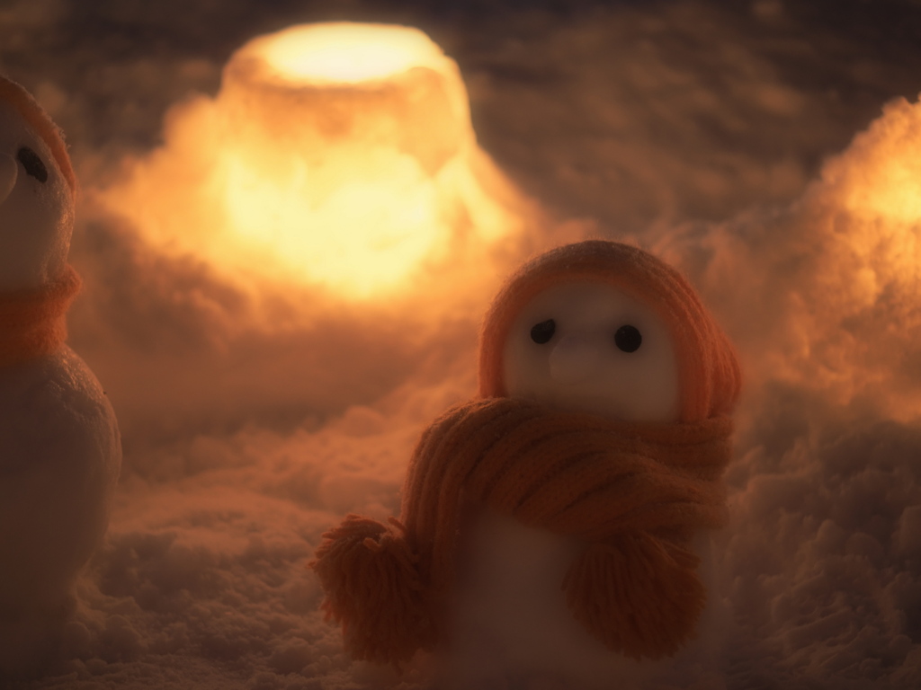 雪灯り