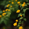 山吹開花