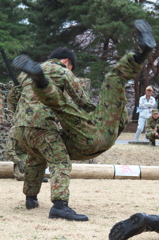宇都宮駐屯地記念行事 格闘演舞
