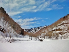 第二千七百三十四作　「雪のまぶしさを　いただく」　群馬県矢木沢