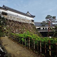 第千七百三十八作　　「朝霧晴れて　お城しつとり」　高知県高知