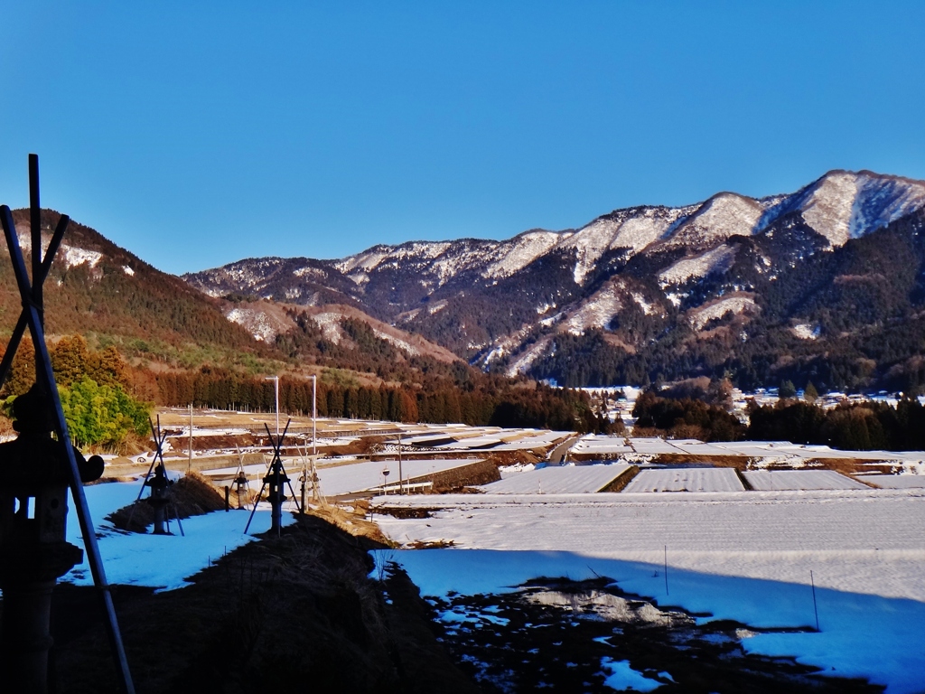 第三千五百九作　「雪解け　春の近しさに　なにやら焦り」　福井県蓑道