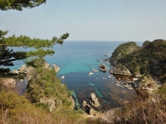 第千三百六十六作　　「ここまで歩き来て　うららかな海」　鳥取県岩美