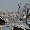 第六百三作　　「雪の化粧の　まことうつくしき　城山」　福井県大野　