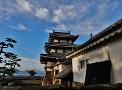 第千百四十三作　　「たどり着いて　汐風の城」　香川県高松