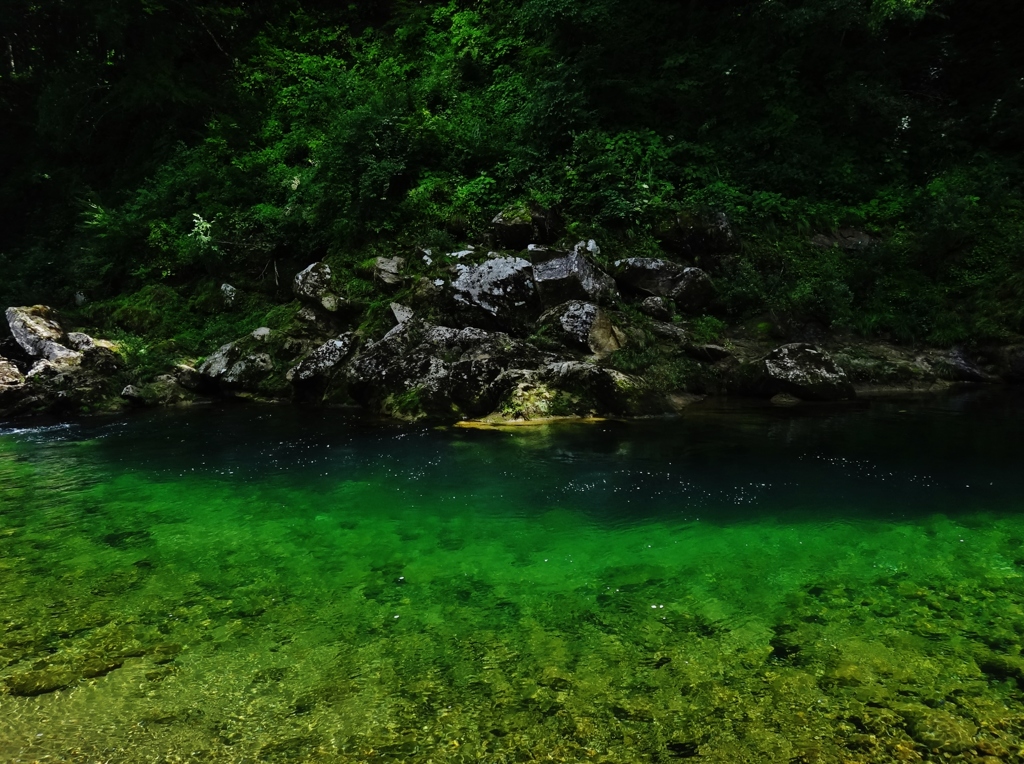 第千五百三十二作　　「なにはともあれ　水をたたへて　淵と落ち着く」　福井県和泉