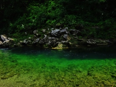 第千五百三十二作　　「なにはともあれ　水をたたへて　淵と落ち着く」　福井県和泉