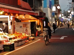 第五百五十二作　　「寒ひ日の　暖かくして　商店街の灯」　東京都世田谷