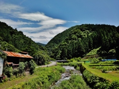 第千百十八作　　「山は影濃く　炎天　わが身焼きつける」　富山県魚津