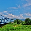 第四千十八作　「夏へまつすぐ　橋を渡り」　長野県中野