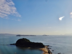 第三千八十六作　「澄んであかるい　島から島へ」　香川県櫃石島