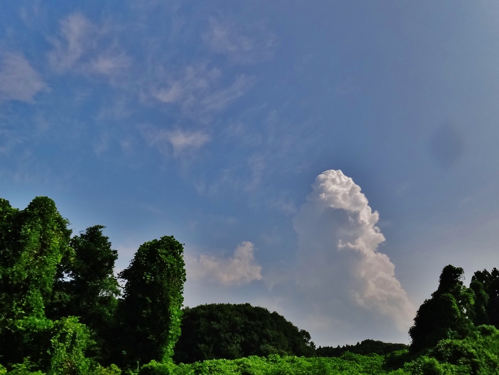 第三千六百九十二作　「終戦の　雲逞しく　もりあがり」　茨城県石岡