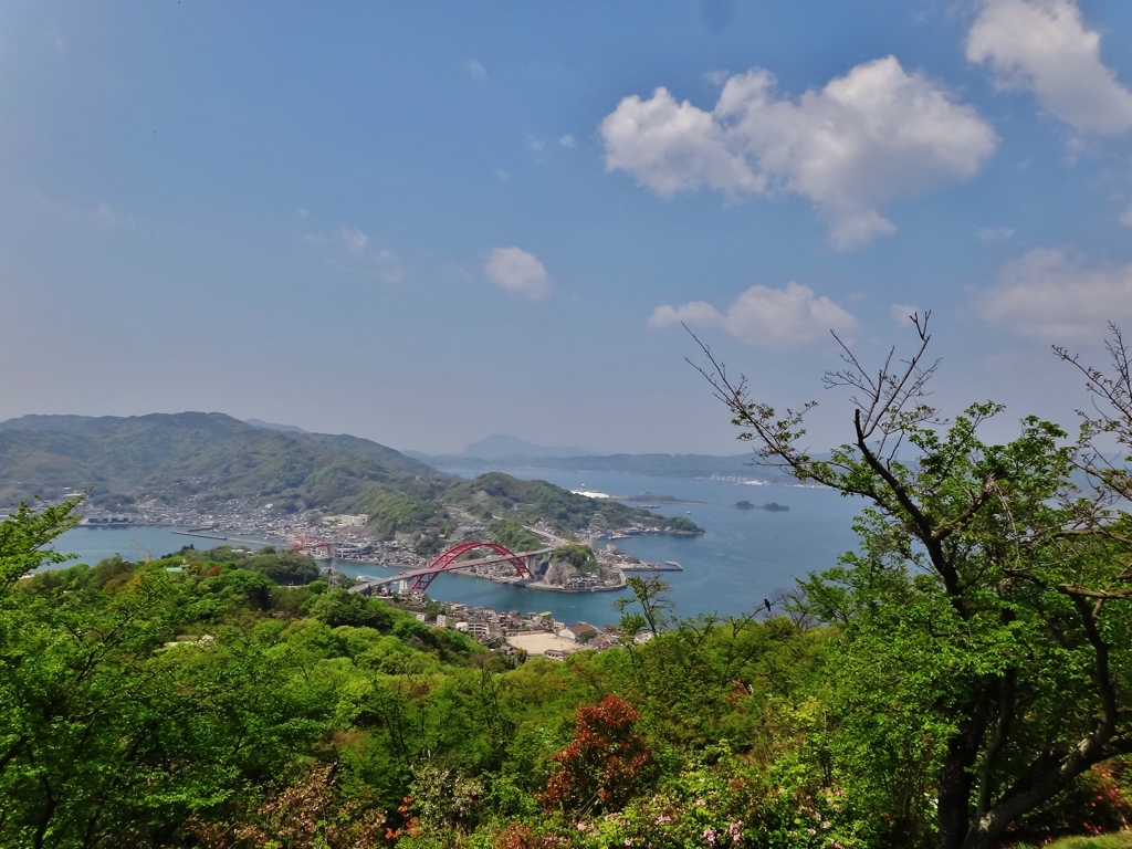 第六百七十七作　　「おとにきく　音戸の瀬戸や　春惜しむ」　広島県呉　