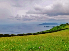 第三千二百八十九作　「雨雲が　やうやく去つて　生きぬいた気で」　山口県長門