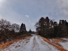 第二千七百五十七作　「雪に消え　あてない旅の　足跡は」　福島県原町