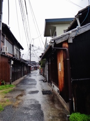 第三千六百四十八作　「意識朦朧として　雨ふる小路で」　山口県防府