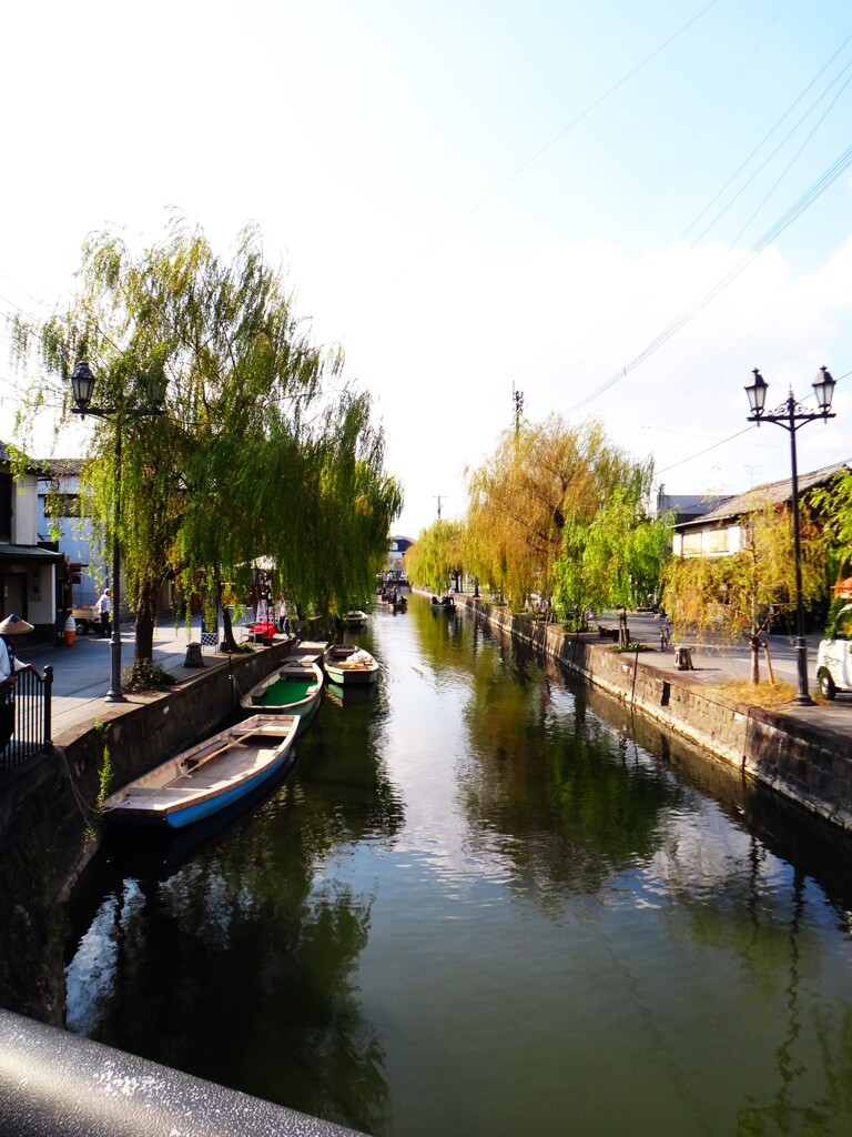 第四千百三十一作　「柳川の　柳と靡く　秋の風」　福岡県柳川  