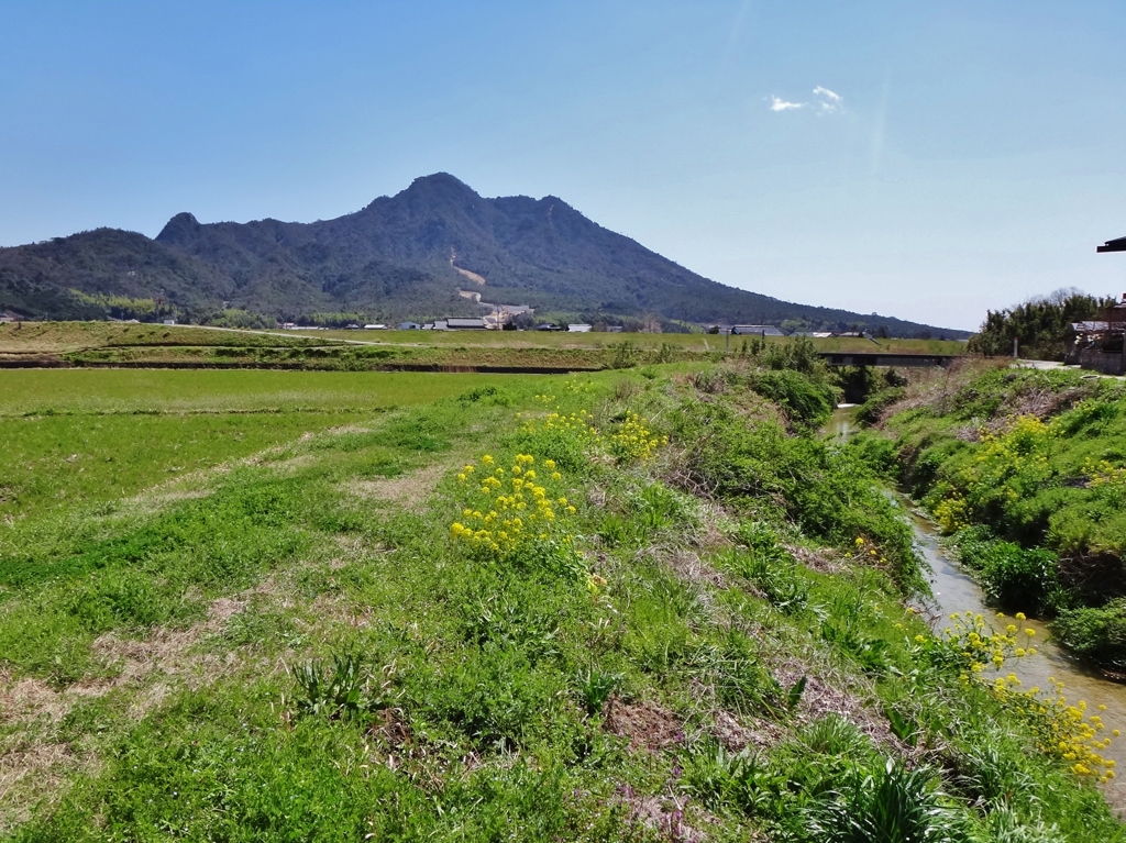 第六百四十四作　　「春風に酔う　獺と眠る夢をみた小川」　山口県防府　